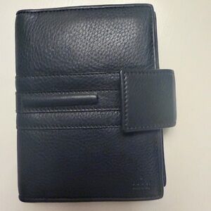 Gucci Black Leather Agenda Wallet
